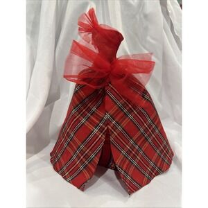 Barbie Signature 2024 Holiday Doll Dress Red Plaid Bow Fits Model Muse JBF65 D
